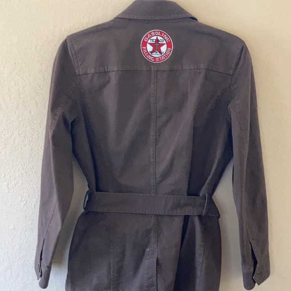 Patched Talbots Chocolate Jacket - Picture 2 of 10